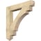 Ekena Millwork Merced Arts & Crafts Rough Sawn Bracket, Douglas Fir, 6"W x 42"D x 42"H BKT06X42X42MRC03RDF - alternate 1